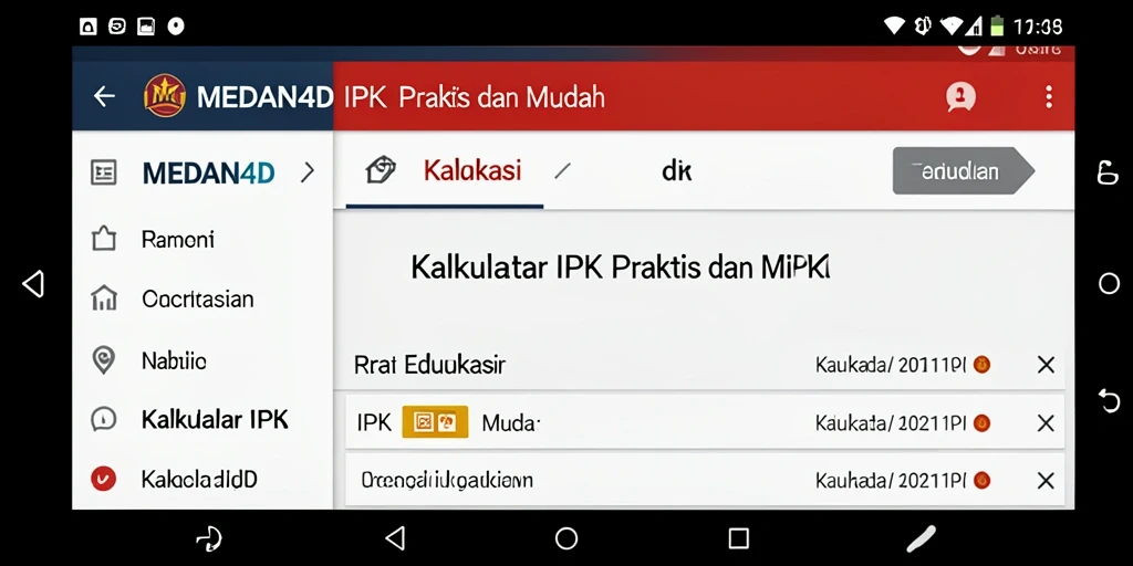 Tampilan antarmuka MEDAN4D yang sederhana dan fungsional.