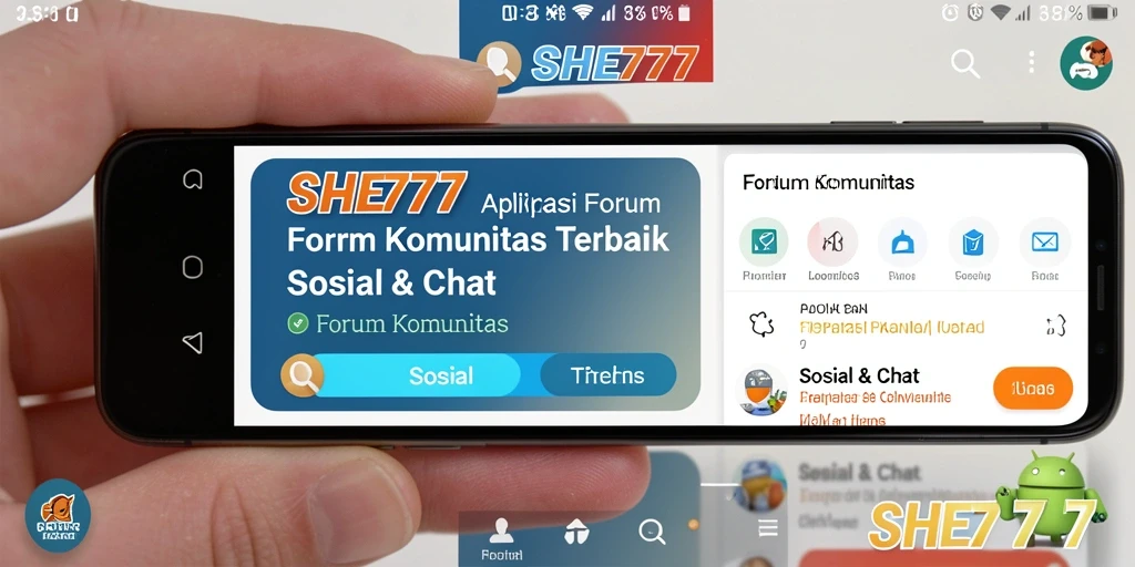 Antarmuka SHE777 yang sederhana dan interaktif untuk forum komunitas.