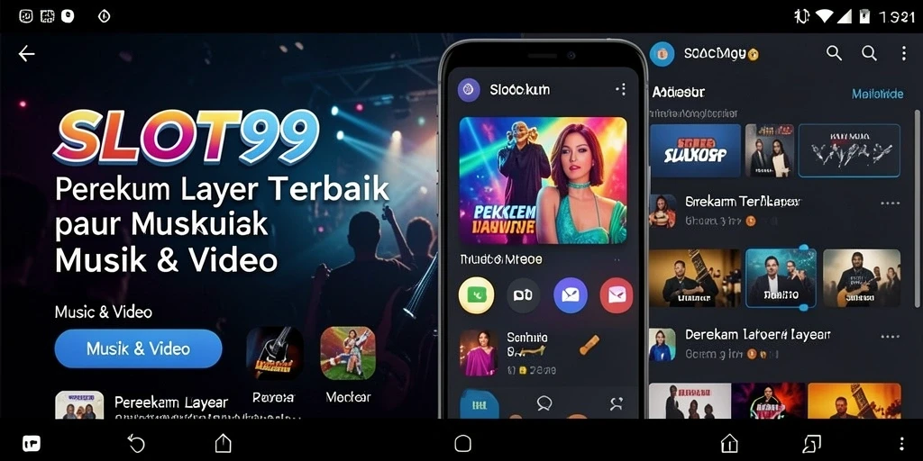 Tampilan antarmuka SLOT99 saat merekam layar dengan penuh fungsi.