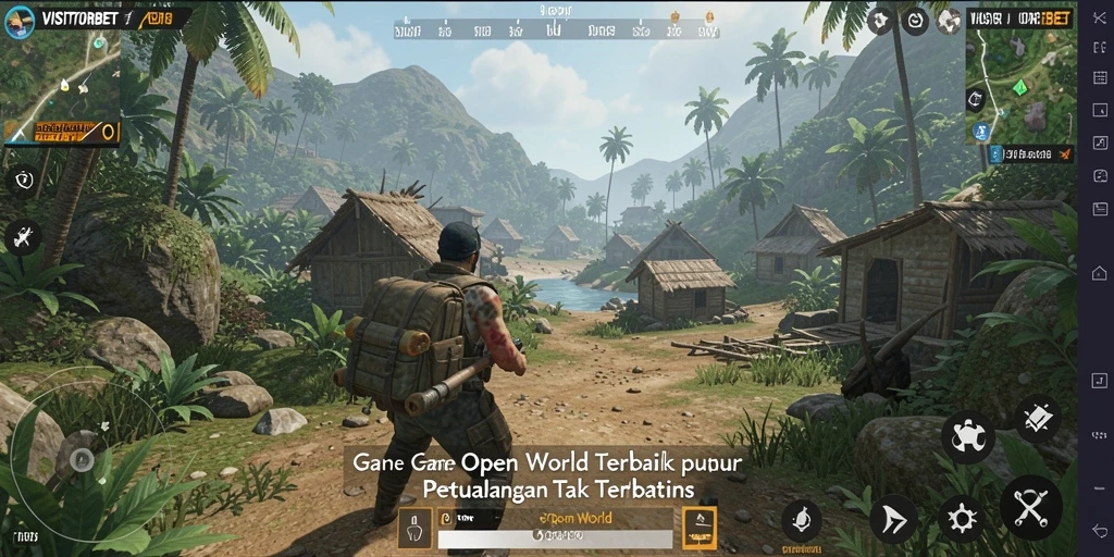 Ulasan antarmuka <strong>VISITORBET</strong> dalam permainan Open World yang epik.