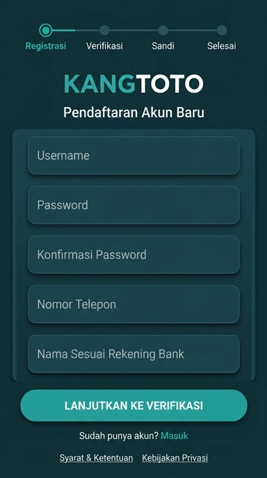Buat Akun Baru Kangtoto Untuk Pengguna Android